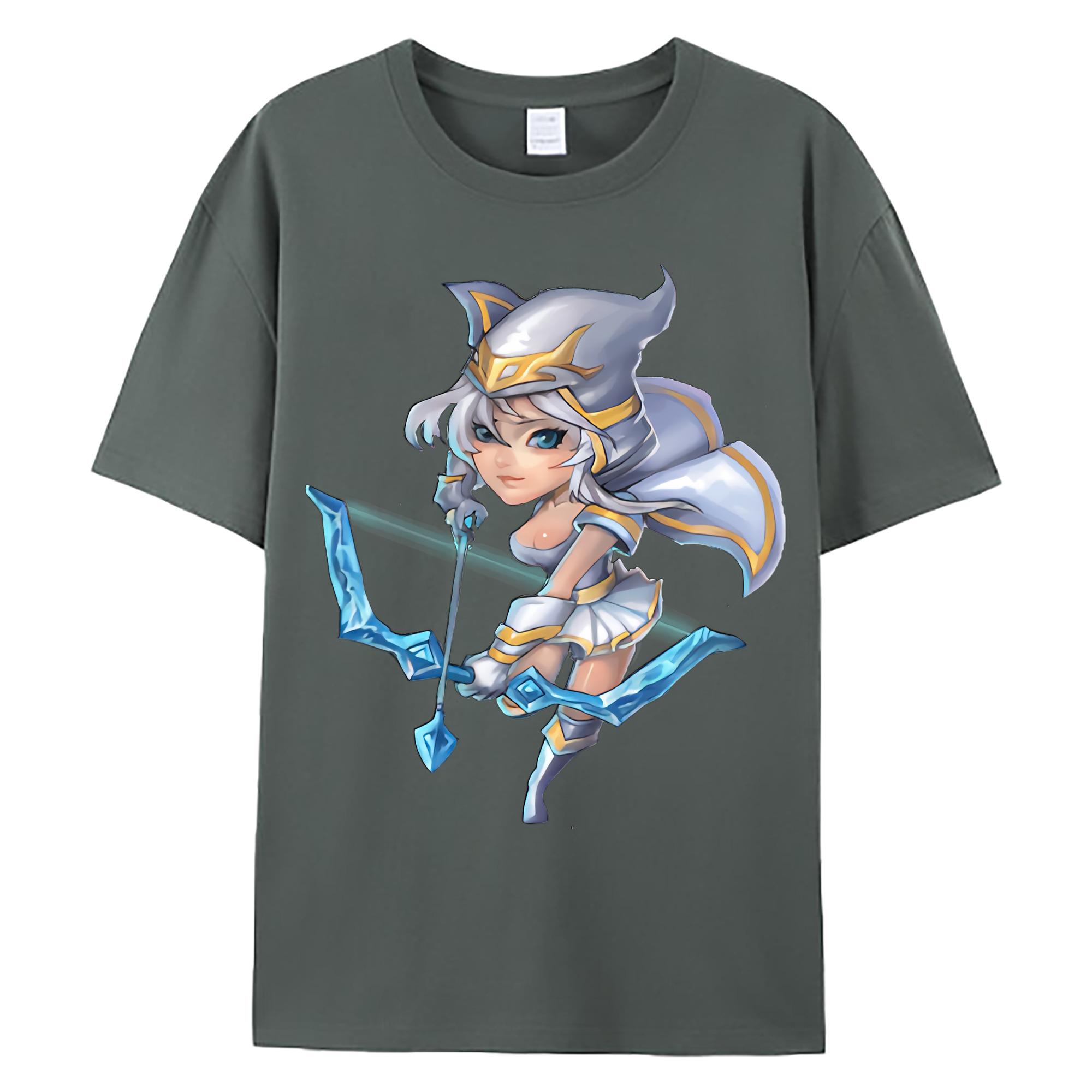 （画像用） リーグ・オブ・レジェンド League of Legends LOL 綿100％ メンズ半袖Tシャツ｜肌触りやわらか＆通気性